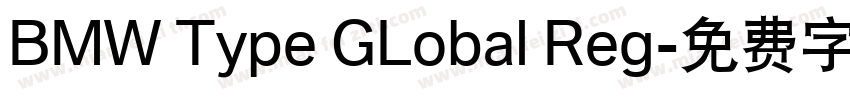BMW Type GLobal Reg字体转换